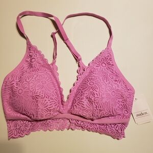 Auden Women's Pink Lace Bralette